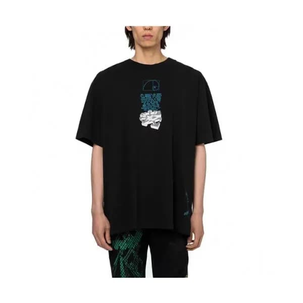 Off-white 2019 Mm/Wm Printing Logo Crew - neck Cot… - 1