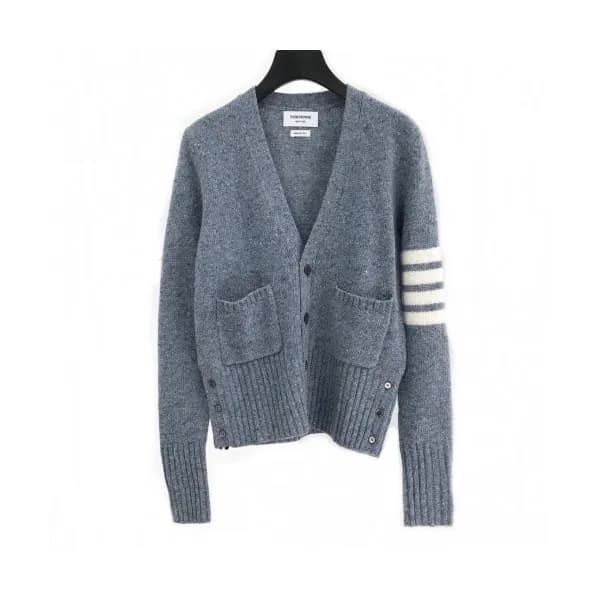 [톰브라운]Thom Browne 2020 Mm/Wm Strap V-neck Wool Car… - 1