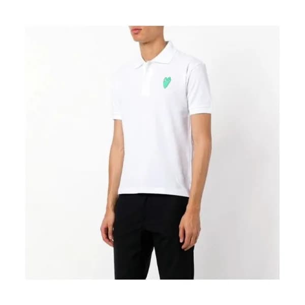 [꼼데가르송]Cdgplay 2020 Mens Heart Cotton Short Sleeve… - 1
