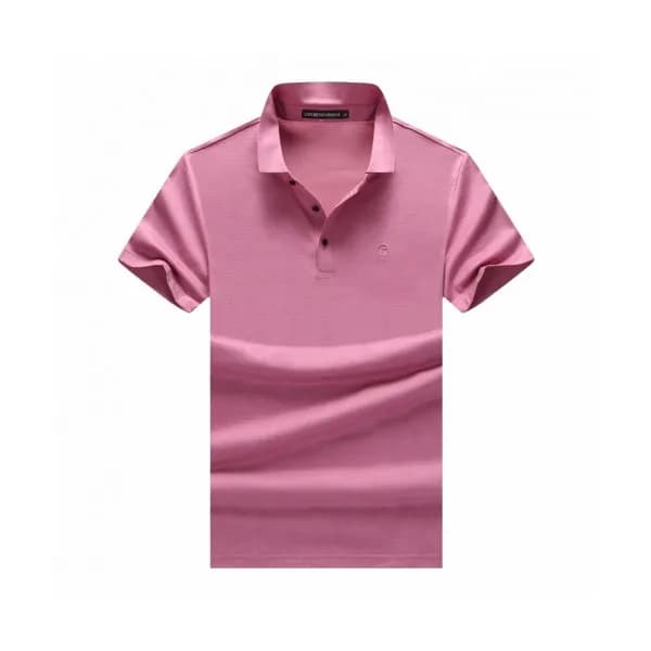 [알마니]Armani 2020 Mens Logo Silket Short Sleeved Po… - 1
