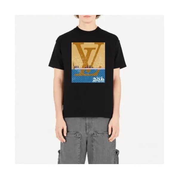 [루이비통]Louis vuitton 2020 Mens Crew-neck Cotton Sho… - 1
