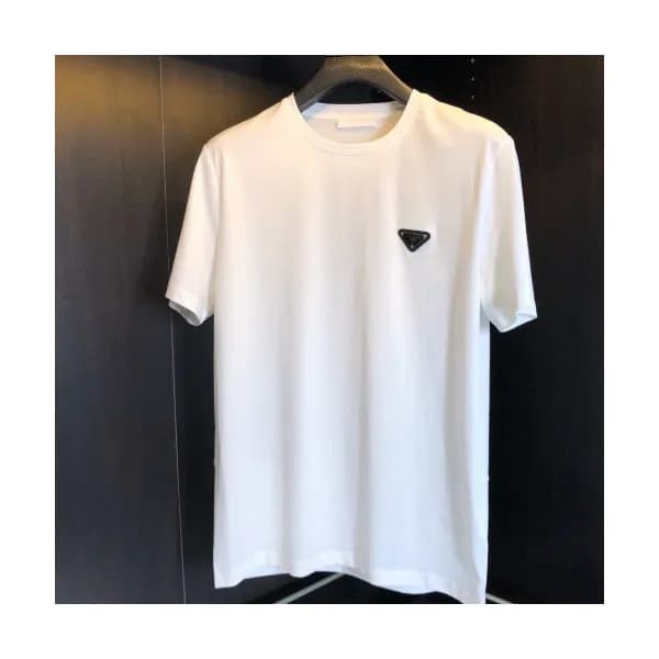 [프라다]Prada 2020 Mens Basic Logo Silket Short Sleev… - 1