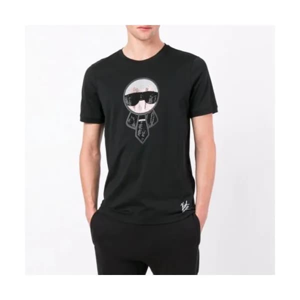 [펜디]Fendi 2020 Mens Logo Casual Short Sleeved Tshi… - 1
