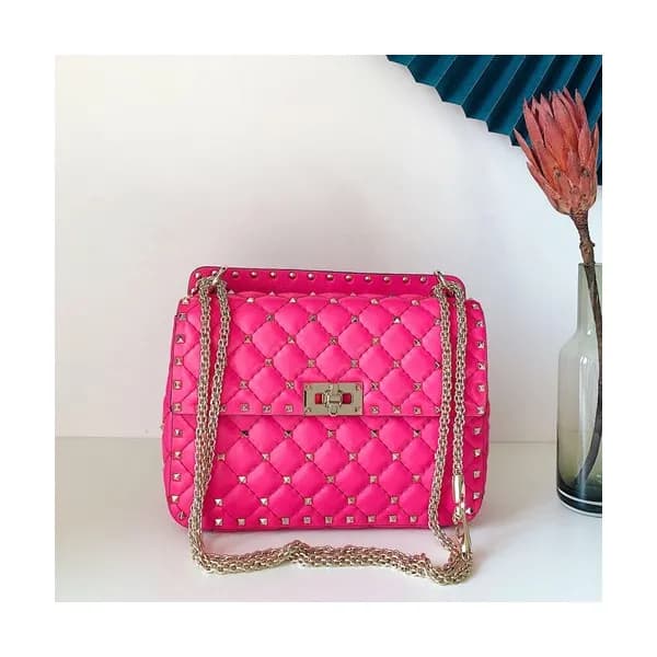 Valentino 2020 Leather Garavani Rockstud Spike Tot… - 1