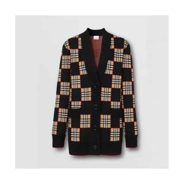 [버버리]Burberry 2020 Womens Vintage V-neck Cardigan … - 1