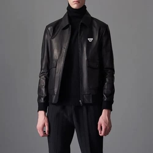 [알마니]Armani 2020 Mens Classic Leather Jackets - 알마… - 1