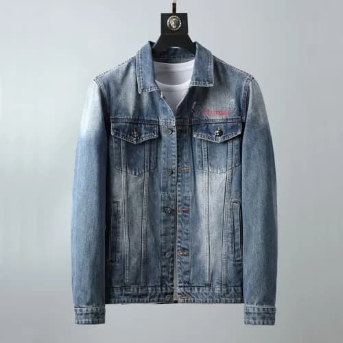 Philipp Plein Mens Casual Denim Jackets - 필립플레인 20… - 1