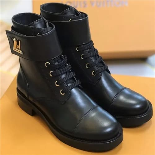 Louis Vuitton 2020 Women's Leather Ankle Boots… - 1