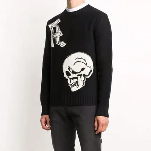 Alexander McQueen Mens Crew -neck Sweaters - 알렉산더 … - 1