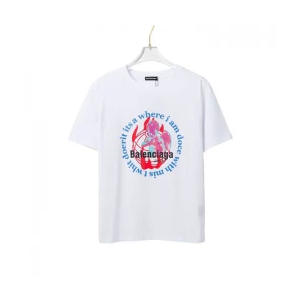 [발렌시아가]Balenciaga 2021 Mm/Wm Logo Cotton Short Sle… - 1