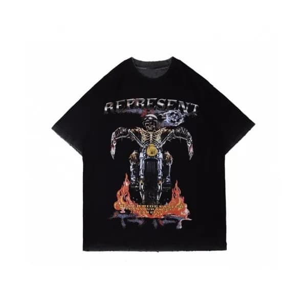 [리프리젠트]Represent 2021 Mm/Wm Wolf Logo Cotton Short… - 1