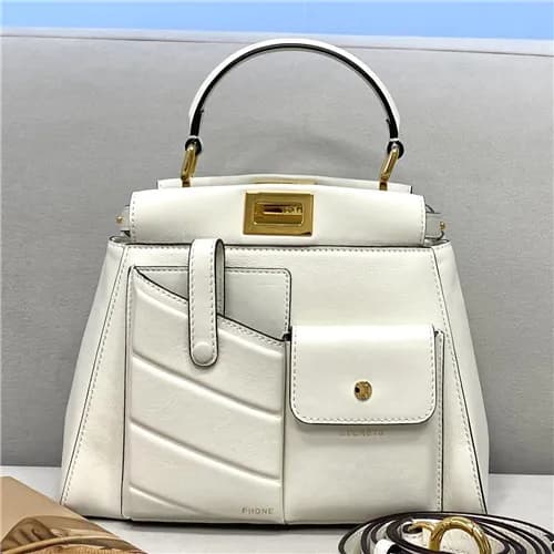 [펜디]Fendi 2021 Peekaboo Tote Shoulder Bag,23cm - 펜… - 1