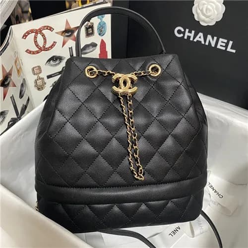 [샤넬]Chanel 2021 Women's Leather Bucket Shoulde… - 1