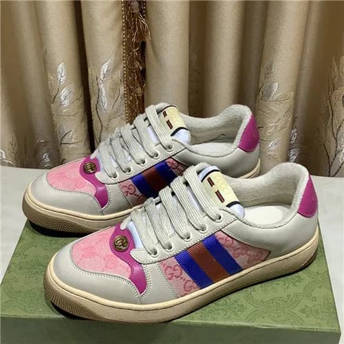[매장판]Gucci 2021 Women's Leather Sneakers - 구찌 … - 1
