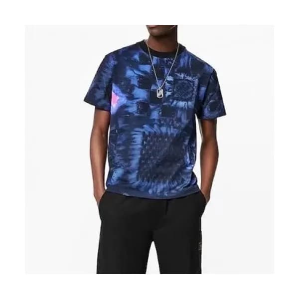 Louis vuitton Mm/Wm Logo Short Sleeved Tshirts Bl… - 1