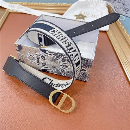 Dior 2021 Women's Leather Belt,3.5cm,DIOBT0062… - 1