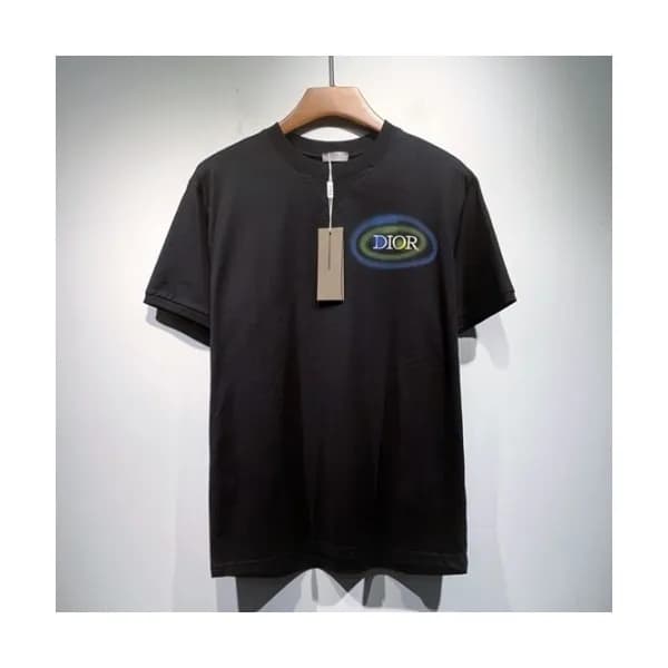 Dior Mm/Wm Casual Crew-neck Short Sleeved Tshirts… - 1