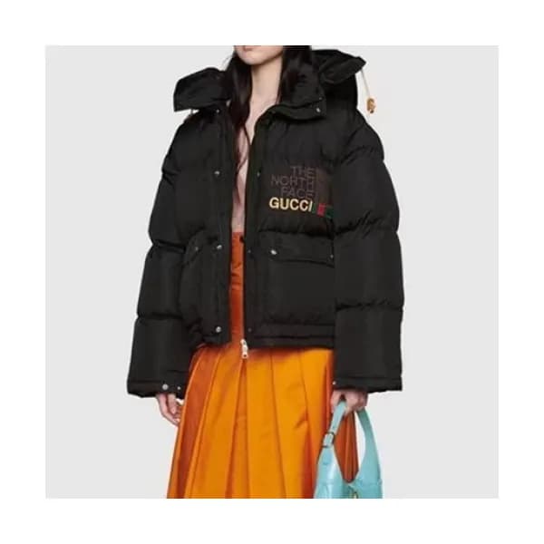 Gucci Mm/Wm Logo Casual Duck Down Padding Black -… - 1
