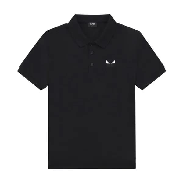 펜디 남성 폴로 블랙 반팔티 - Mens Black Tshirts - fen01131x - 1