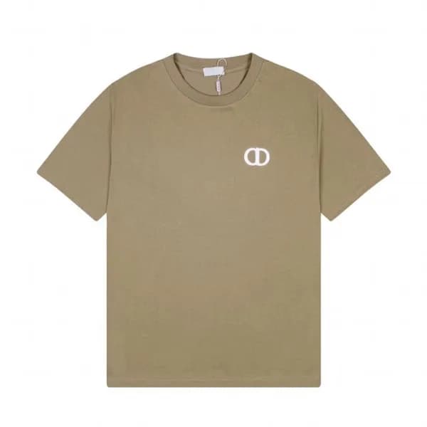 디올 남성 크루넥 카멜 반팔티 - Mens Camel Tshirts - dio01722x - 1