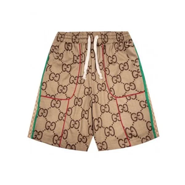 구찌 남성 캐쥬얼 카멜 반바지 - Mens Camel Half-pants - guc0469… - 1