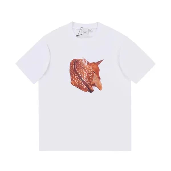 버버리 남성 화이트 크루넥 반팔티 - Mens White Tshirts - Bur04339… - 1
