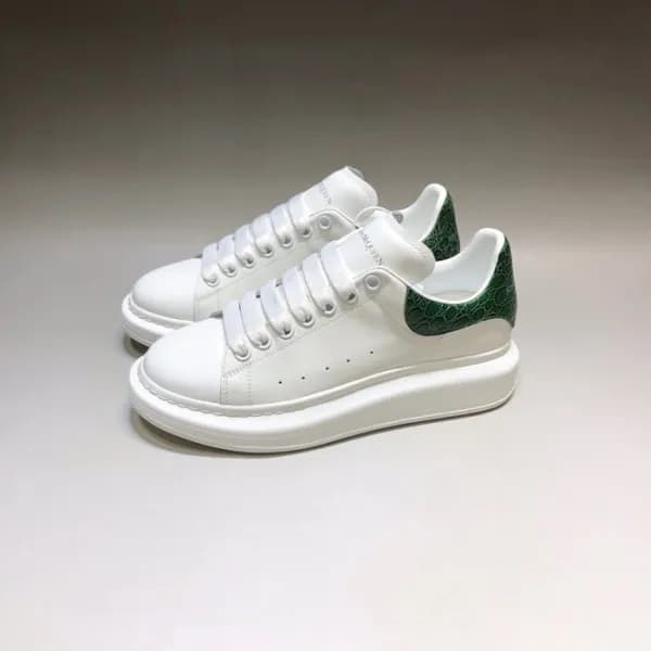 알렉산더맥퀸 남/녀 그린탭 스니커즈 - Unisex Green Sneakers - alx0… - 1