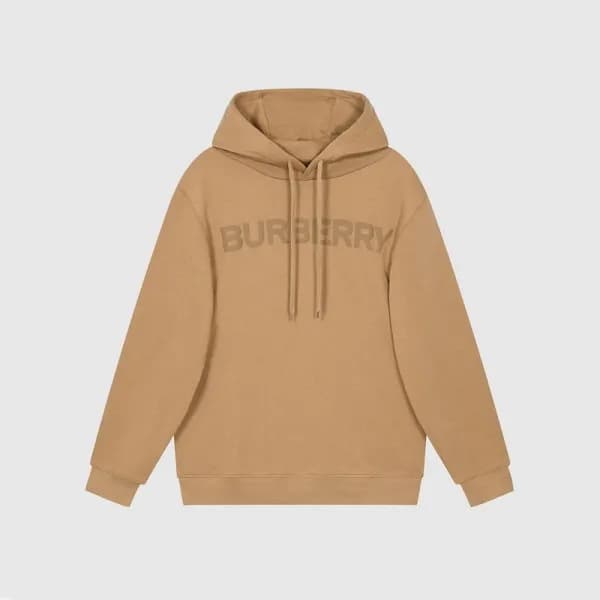 버버리 남/녀 클래식 카멜 후드티 - Unisex Camel Hoodie - bur0450… - 1