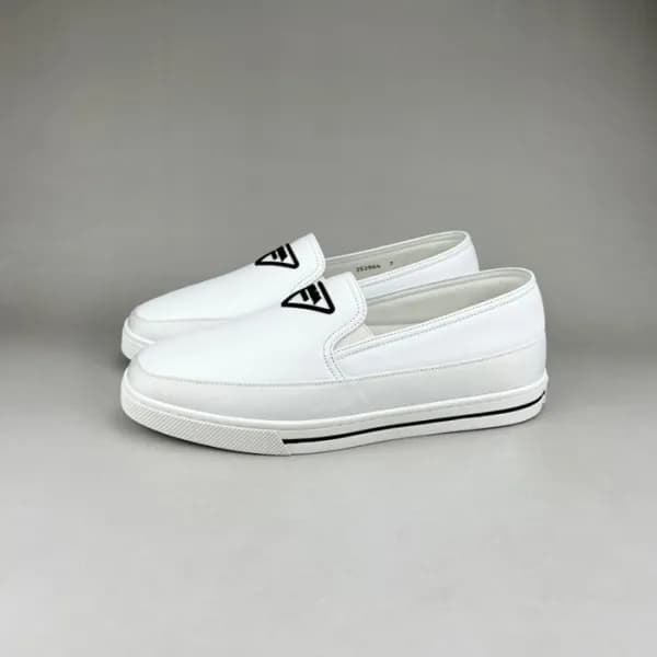 프라다 남성 클래식 화이트 로퍼 - Mens White Loafer - pra02816x - 1