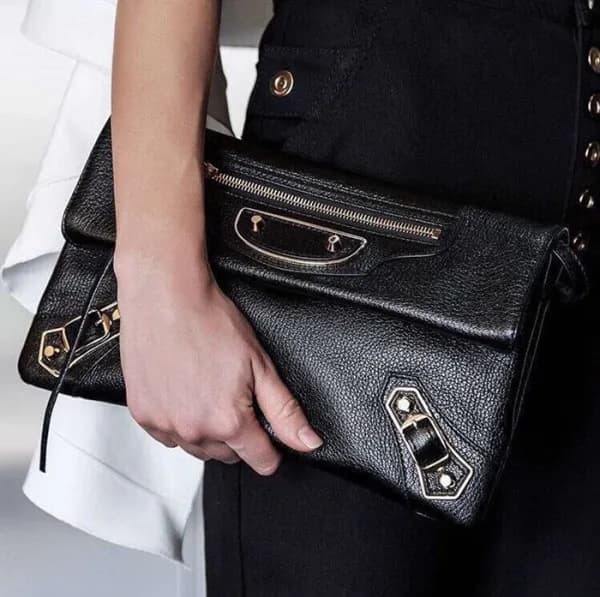 발렌시아가 남/녀 블랙 클러치 - Balenciaga Unisex Black Clutch … - 1