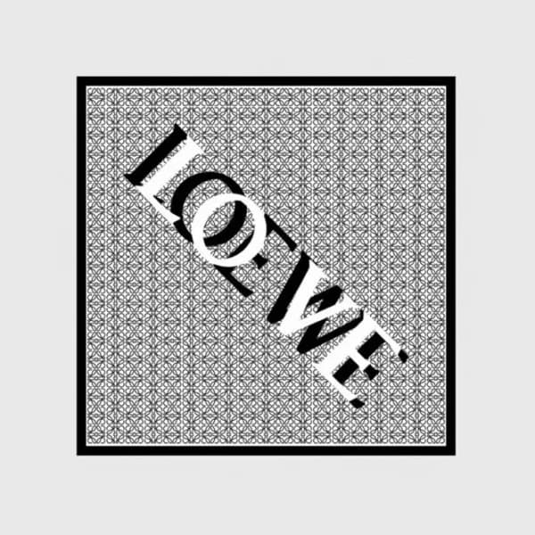 로에베 남성 그레이 스카프 - Loewe Mens Gray Scarf - loe678x - 1