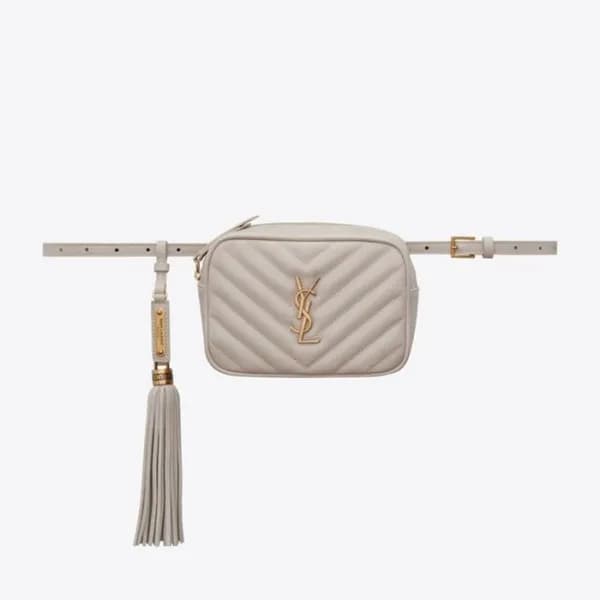 입생로랑 여성 아이보리 힙색 - Saint Laurent Womens Ivory Hip-s… - 1