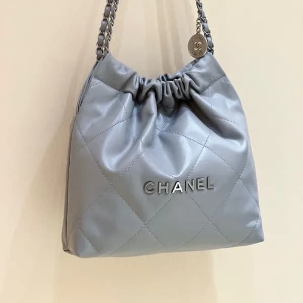 샤넬 여성 그레이 22백 - Chanel Womens Gray Shoulder Bag - … - 1