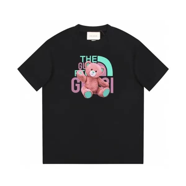 구찌 남/녀 블랙 크루넥 반팔티 - Gucci Unisex Black Short sleev… - 1