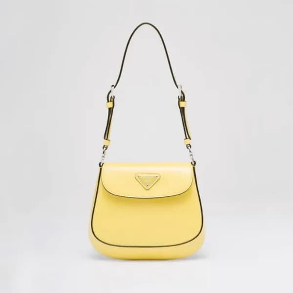 프라다 남성 옐로우 클레오백 - Prada Womens Yellow Cleo Bag - p… - 1