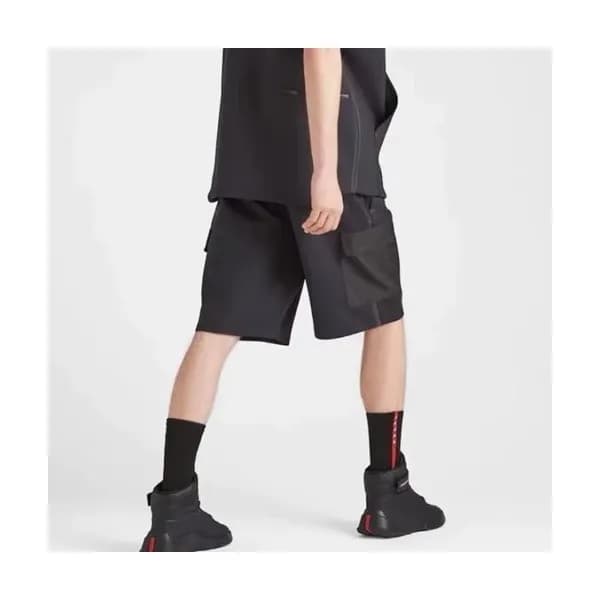 프라다 남성 캐쥬얼 블랙 반바지 - Prada Mens Black Half-pants - … - 1