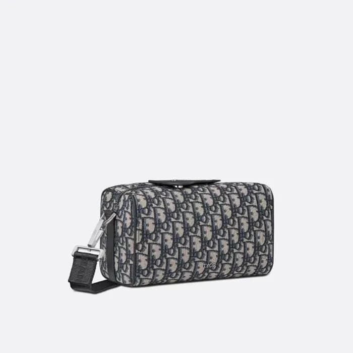 디올 남성 오블리크 링고 22 백 【매장-340만원대】 - Dior Mens Navy Cr… - 1
