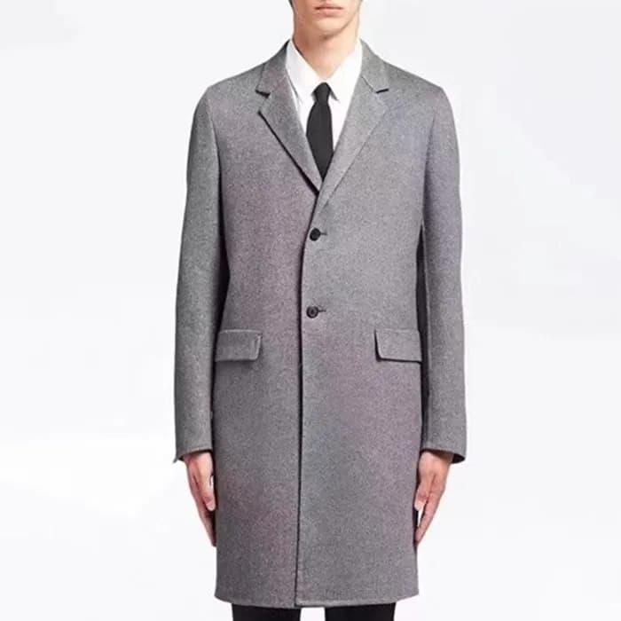 프라다 남성 그레이 코트 - Prada Mens Gray Coats - pr730x - 1