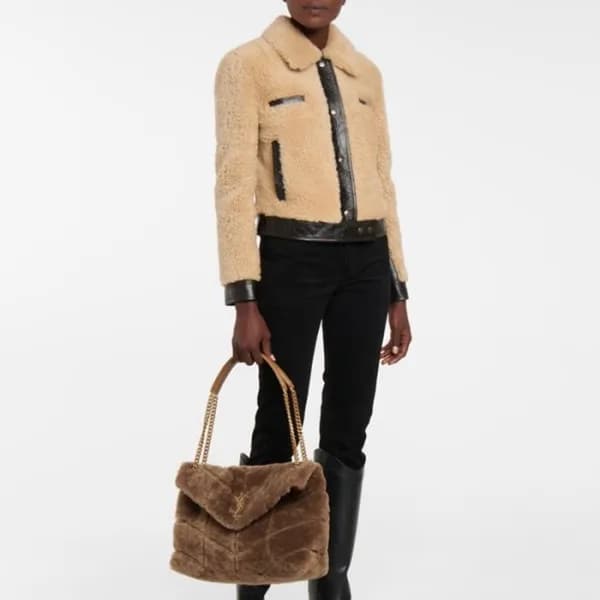 입생로랑 여성 브라운 숄더백 - Saint Laurent Womens Brown Shoul… - 1