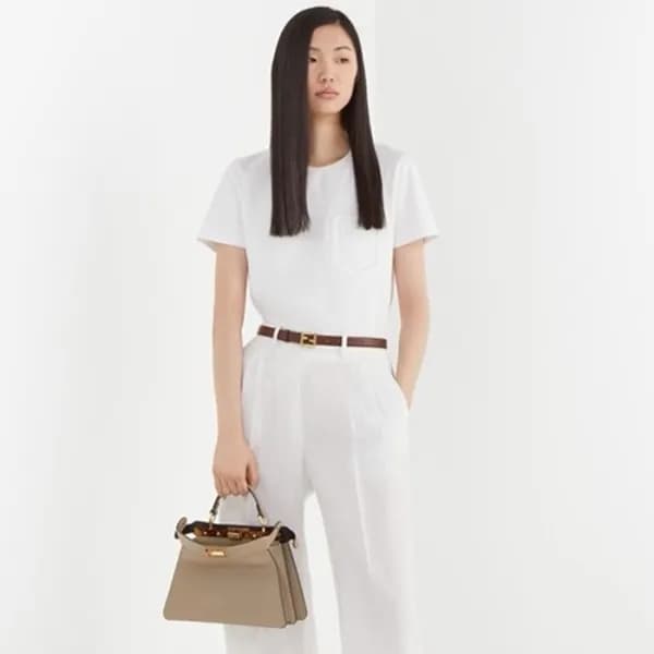 펜디 여성 그레이 피카부 백 - Fendi Womens Gray Peekaboo - feb… - 1