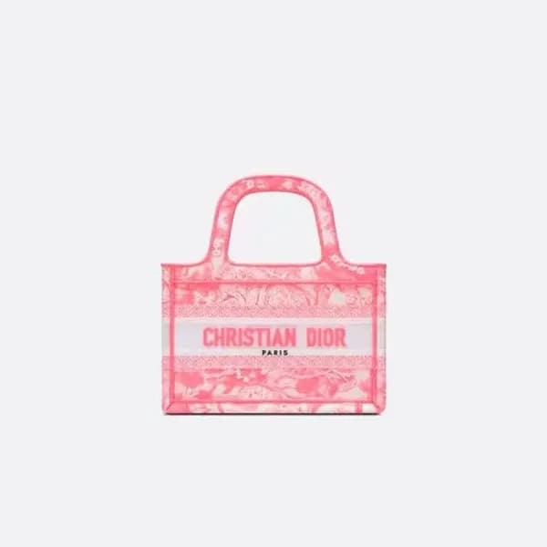 디올 여성 핑크 미니 북토트 - Dior Womens Pink Book Tote - dib… - 1