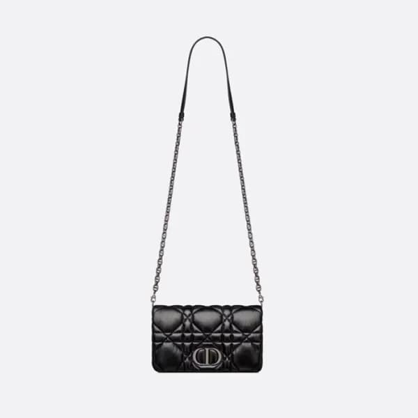 디올 여성 블랙 카로 백 - Dior Womens Mini Caro Bag - dib827… - 1