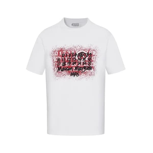메종 마르지엘라 남/녀 크루넥 반팔티 - Maison Margiela Unisex Tshi… - 1