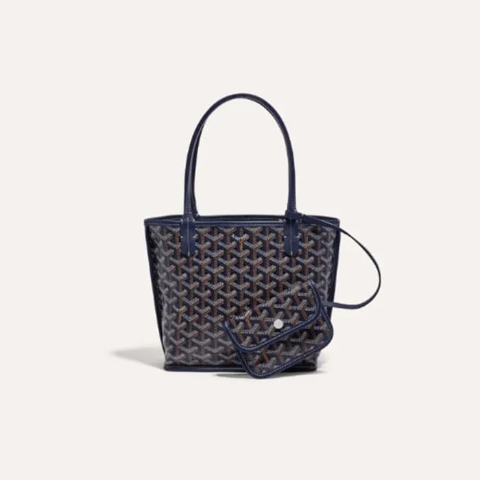 고야드 여성 네이비 앙주 백 미니 - Goyard Womens Mini Anjou Bag … - 1