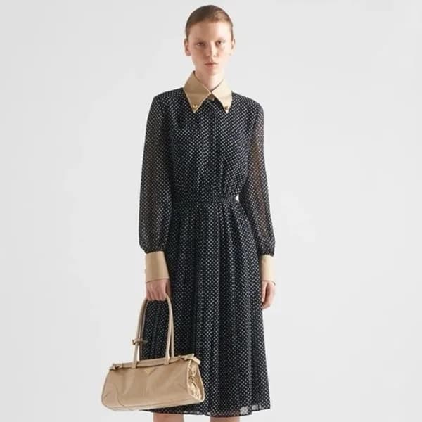 프라다 여성 베이지 럭스 소프트 백 - Prada Womens Beige LuxSoft B… - 1