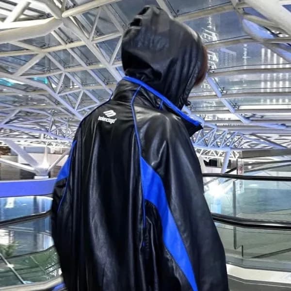 발렌시아가 남성 블랙 자켓 - Balenciaga Mens Black Jackets - b… - 1