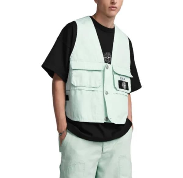 스톤아일랜드 남성 캐쥬얼 베스트 - Stone Island Mens Casual Vest … - 1