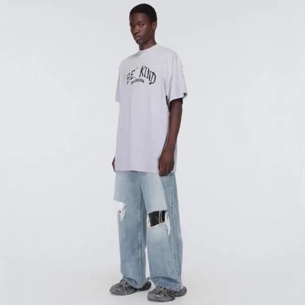 발렌시아가 남성 블루 청바지 - Balenciaga Mens Blue Jeans - bac… - 1