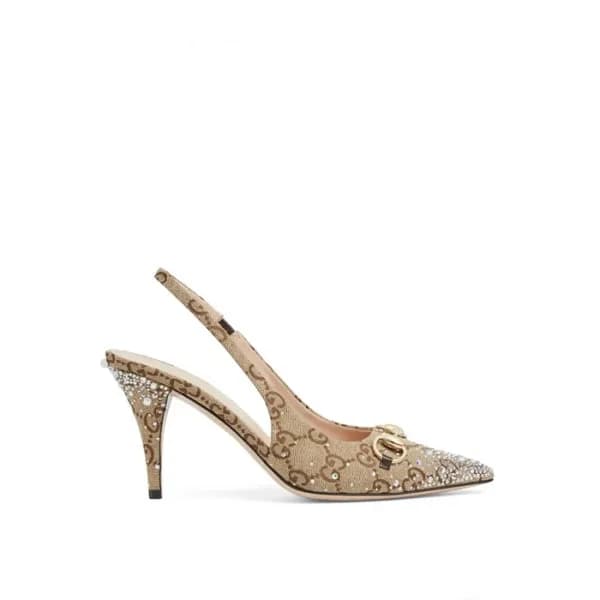 구찌 여성 홀스빗 슬링백 - Gucci Women Horsebit Slingback - g… - 1