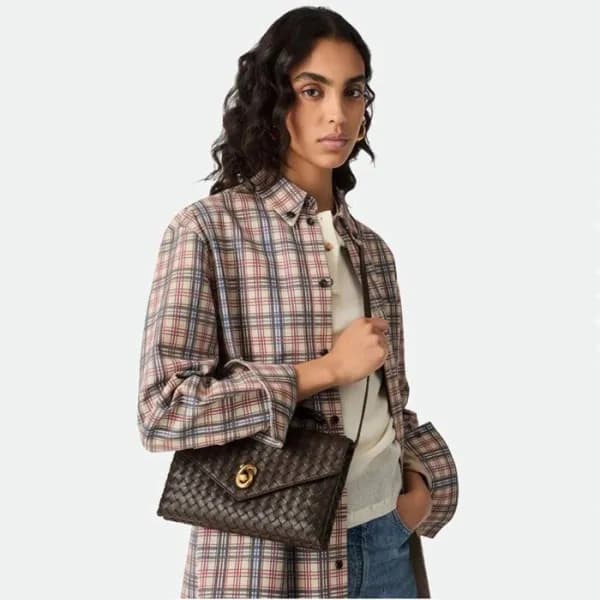 보테가베네타 여성 노트락 크로스 탑 핸들백 - Bottega veneta Womens Kn… - 1